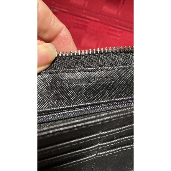 MICHAEL KORS Large Continental Wristlet Wallet Women's Wallet - Black - Picture 9 of 12